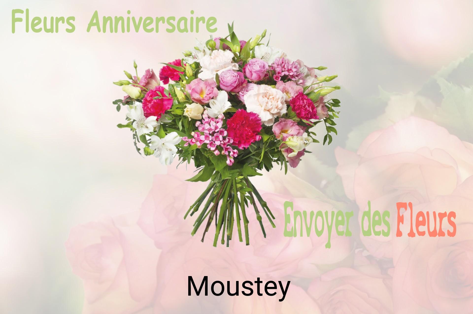 Bouquet de fleurs d’anniversaire livré à Moustey